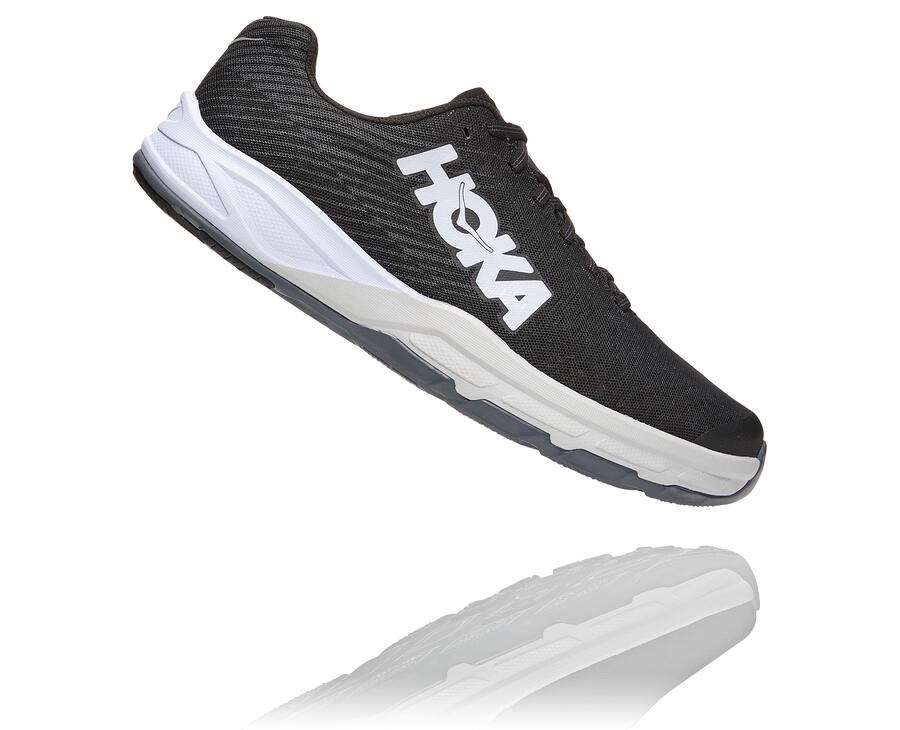 Hoka One One Hardloopschoenen Dames - Evo Carbon Rocket - Zwart/Wit - WM3510827